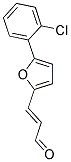 (2E)-3-[5-(2-CHLOROPHENYL)-2-FURYL]ACRYLALDEHYDE Struktur