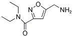 5-(AMINOMETHYL)-N,N-DIETHYL-3-ISOXAZOLECARBOXAMIDE Struktur