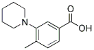 4-METHYL-3-PIPERIDIN-1-YL-BENZOIC ACID Struktur