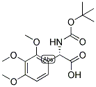 (S)-TERT-BUTOXYCARBONYLAMINO-(2,3,4-TRIMETHOXY-PHENYL)-ACETIC ACID Struktur