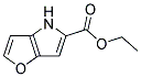 4H-FURO[3,2-B]PYRROLE-5-CARBOXYLIC ACID ETHYL ESTER Struktur