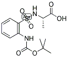 (S)-2-(2-TERT-BUTOXYCARBONYLAMINO-BENZENESULFONYLAMINO)- PROPIONIC ACID Struktur