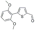 5-(2,6-DIMETHOXYPHENYL)THIOPHENE-2-CARBALDEHYDE Struktur