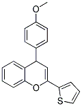 4-(4-METHOXYPHENYL)-2-THIEN-2-YL-4H-CHROMENE Struktur