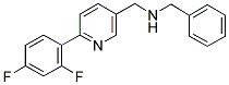 N-BENZYL-1-[6-(2,4-DIFLUOROPHENYL)PYRIDIN-3-YL]METHANAMINE Struktur