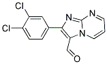 IMIDAZO[1,2-A]PYRIMIDINE-3-CARBOXALDEHYDE, 2-(3,4-DICHLOROPHENYL)- Struktur