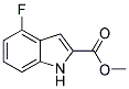 METHYL 4-FLUORO-1H-INDOLE-2-CARBOXYLATE Struktur