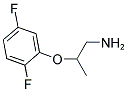 2-(2,5-DIFLUORO-PHENOXY)-PROPYLAMINE Struktur