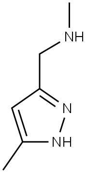 METHYL-(5-METHYL-1H-PYRAZOL-3-YLMETHYL)-AMINE Struktur