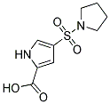 4-(PYRROLIDIN-1-YLSULFONYL)-1H-PYRROLE-2-CARBOXYLIC ACID Struktur