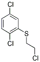 1,4-DICHLORO-2-[(2-CHLOROETHYL)THIO]BENZENE Struktur