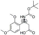 (S)-3-TERT-BUTOXYCARBONYLAMINO-3-(2,4-DIMETHOXY-PHENYL)-PROPIONIC ACID Struktur