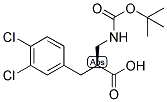 (S)-2-(TERT-BUTOXYCARBONYLAMINO-METHYL)-3-(3,4-DICHLORO-PHENYL)-PROPIONIC ACID Struktur