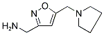 [5-(1-PYRROLIDINYLMETHYL)-3-ISOXAZOLYL]METHANAMINE Struktur