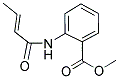 2-BUT-2-ENOYLAMINO-BENZOIC ACID METHYL ESTER Struktur