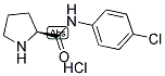 (S)-PYRROLIDINE-2-CARBOXYLIC ACID (4-CHLORO-PHENYL)-AMIDE HCL Struktur