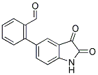 2-(2,3-DIOXO-2,3-DIHYDRO-1H-INDOL-5-YL)BENZALDEHYDE Struktur