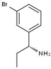 (R)-1-(3-BROMOPHENYL)PROPAN-1-AMINE Struktur