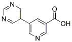 5-(5-PYRIMIDINYL)NICOTINIC ACID Struktur