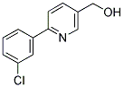 [6-(3-CHLOROPHENYL)PYRIDIN-3-YL]METHANOL Struktur