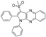 3-(METHYLSULFONYL)-1,2-DIPHENYL-1H-PYRROLO[2,3-B]QUINOXALINE Struktur