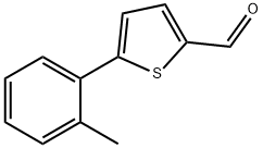 5-O-TOLYL-THIOPHENE-2-CARBALDEHYDE Struktur