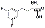 (S)-2-AMINO-4-(3,5-DIFLUORO-PHENYL)-BUTYRIC ACID Struktur