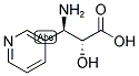 3-(R)-AMINO-2-(R)-HYDROXY-3-(2-PYRIDYL)-PROPIONIC ACID Struktur