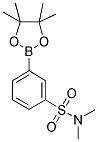 3-(DIHYDROXYBORANE PINACOL ESTER)PHENYLDIMETHYLSULFONAMIDE Struktur