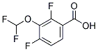 2,4-DIFLUORO-3-(DIFLUOROMETHOXY)BENZOIC ACID Struktur