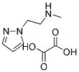 N-METHYL-2-(1H-PYRAZOL-1-YL)ETHANAMINIUM OXALATE Struktur