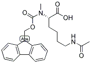 FMOC-L-MELYS(AC)-OH Struktur