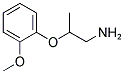 2-(2-METHOXY-PHENOXY)-PROPYLAMINE Struktur