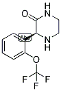 (S)-3-(2-TRIFLUOROMETHOXY-PHENYL)-PIPERAZIN-2-ONE Struktur