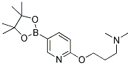 2-(3-N,N-DIMETHYLAMINOPROPOXY)PYRIDINE-5-BORONIC ACID, PINACOL ESTER Struktur