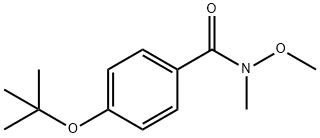 4-TERT-BUTOXY-N-METHOXY-N-METHYLBENZAMIDE Struktur