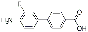 4'-AMINO-3'-FLUORO-BIPHENYL-4-CARBOXYLIC ACID Struktur