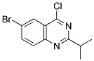 6-BROMO-4-CHLORO-2-ISOPROPYL-QUINAZOLINE Struktur