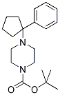 4-(1-PHENYL-CYCLOPENTYL)-PIPERAZINE-1-CARBOXYLIC ACID TERT-BUTYL ESTER Struktur