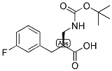 (S)-2-(TERT-BUTOXYCARBONYLAMINO-METHYL)-3-(3-FLUORO-PHENYL)-PROPIONIC ACID Struktur