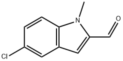 5-CHLORO-1-METHYL-1H-INDOLE-2-CARBALDEHYDE Struktur