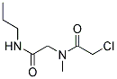 2-CHLORO-N-METHYL-N-[2-OXO-2-(PROPYLAMINO)ETHYL]ACETAMIDE Struktur