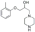 1-PIPERAZIN-1-YL-3-O-TOLYLOXY-PROPAN-2-OL Struktur