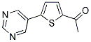 1-[5-(5-PYRIMIDINYL)-2-THIENYL]ETHANONE Struktur