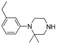 1-(3-ETHYLPHENYL)-2,2-DIMETHYLPIPERAZINE Struktur