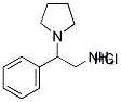 2-PHENYL-2-PYRROLIDINYLETHYLAMINE HYDROCHLORIDE Struktur