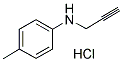 PROP-2-YNYL-P-TOLYL-AMINE HYDROCHLORIDE Struktur