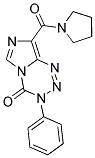 3-PHENYL-8-(PYRROLIDIN-1-YLCARBONYL)IMIDAZO[5,1-D][1,2,3,5]TETRAZIN-4(3H)-ONE Struktur