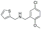 N-(5-CHLORO-2-METHOXYBENZYL)-N-(THIEN-2-YLMETHYL)AMINE Struktur