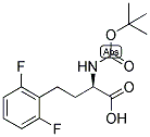 (R)-2-TERT-BUTOXYCARBONYLAMINO-4-(2,6-DIFLUORO-PHENYL)-BUTYRIC ACID Struktur